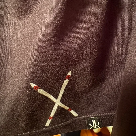 Krimson Klover Large Red and Black Quarter Zip-Up Base layer top - Picture 4 of 6